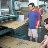 Paper box section
