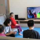 residents enjoying the leisure time