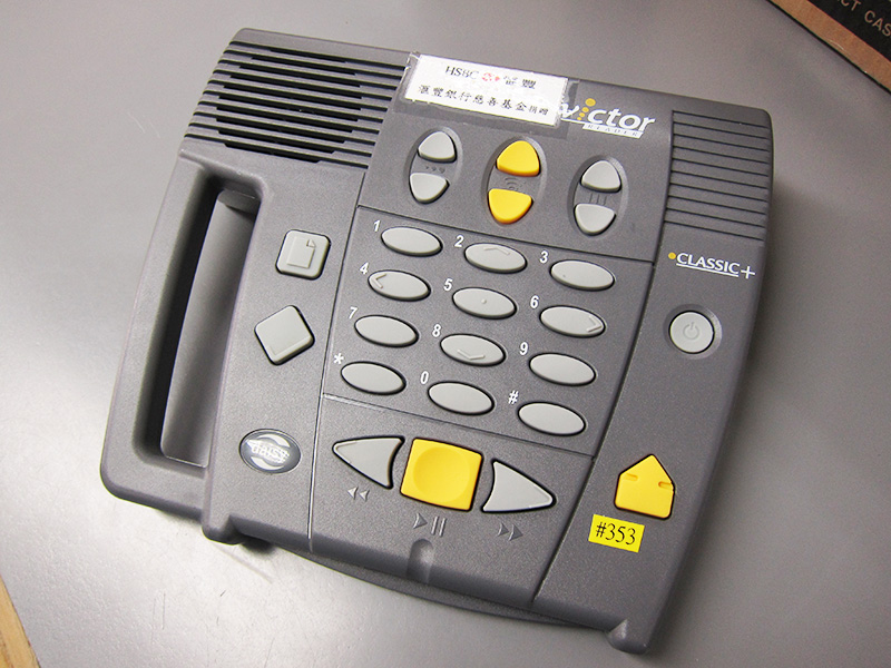 A reading machine specially adapted to meet the reading needs of the visually impaired.