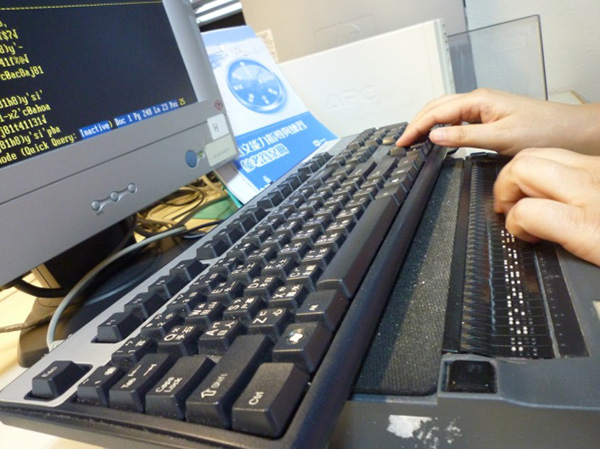 Braille display unit