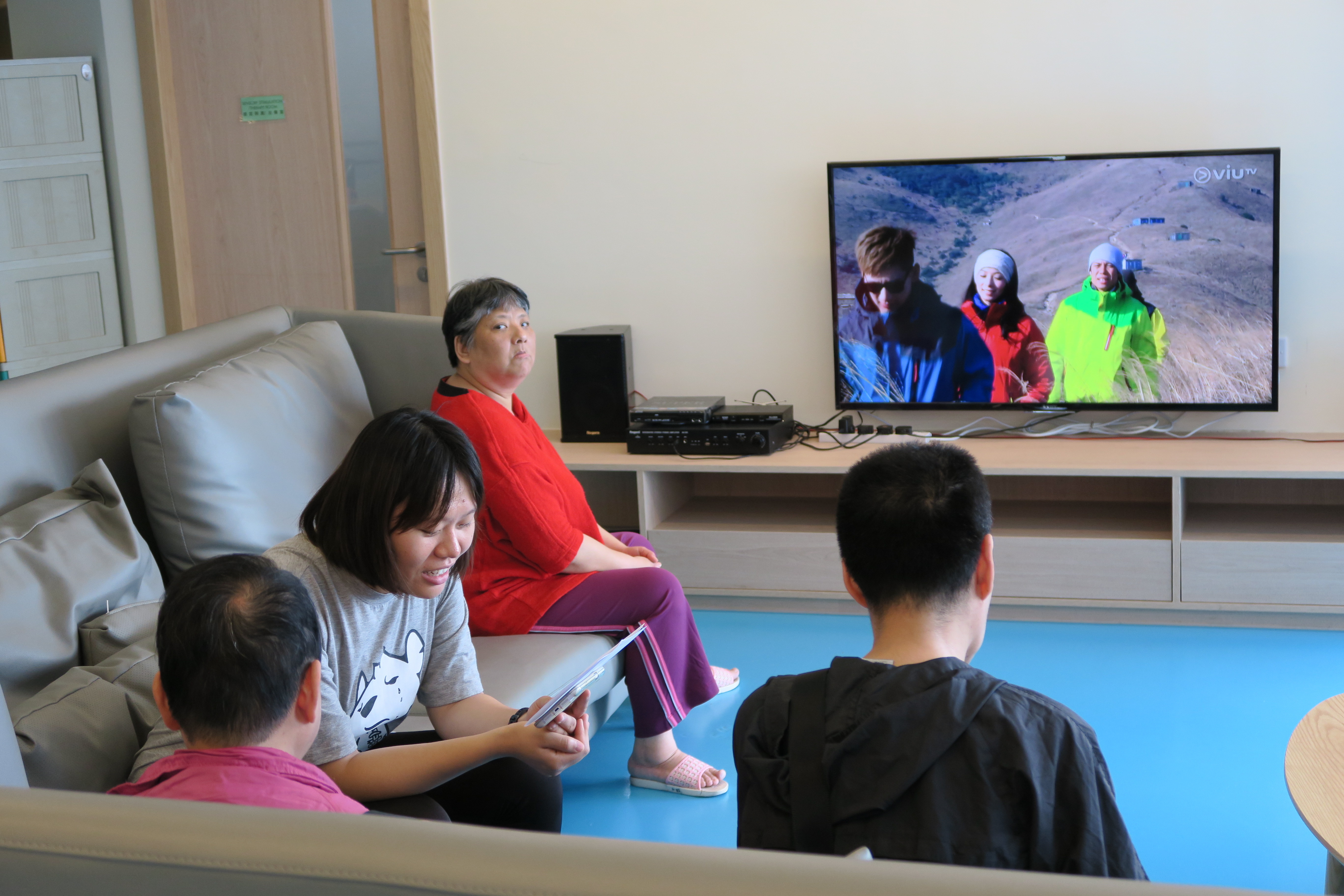 residents enjoying the leisure time