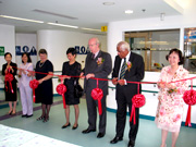 The Vision 2020 Low Vision Resource Centre-ribbon cutting at the opening ceremony