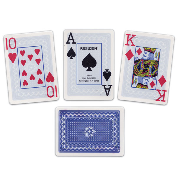 Braille play card