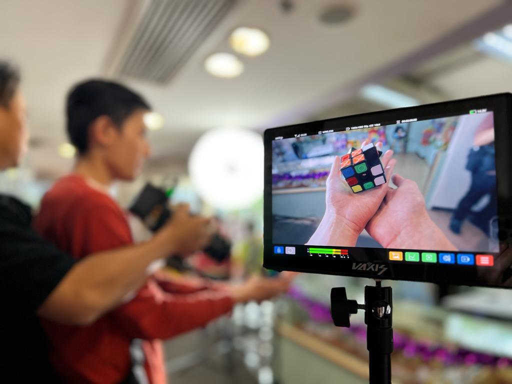 Footage of making the movie