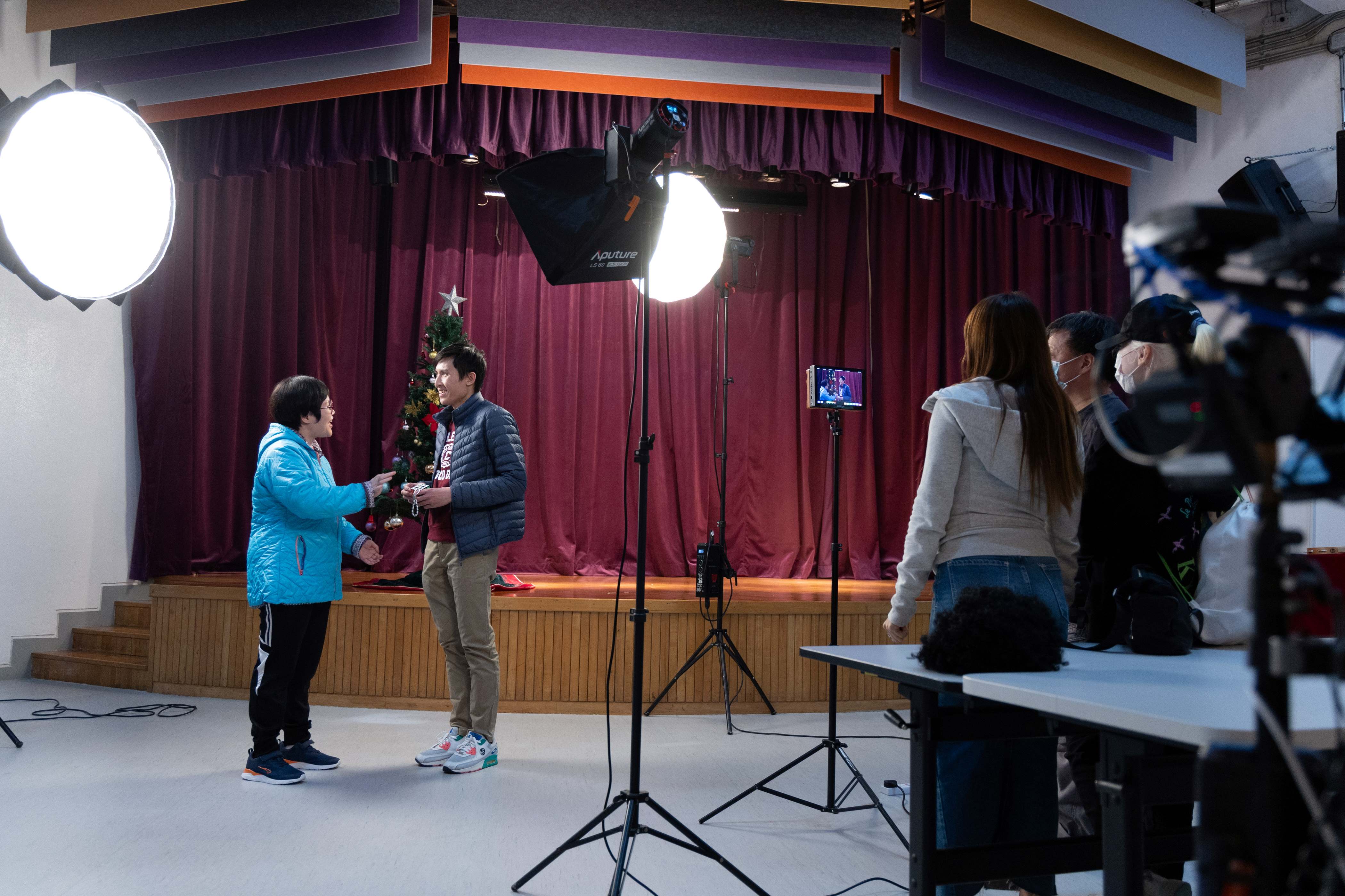 Footage of making the movie